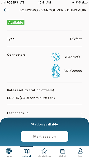 network station pricing example