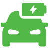 Image of an EV with a battery